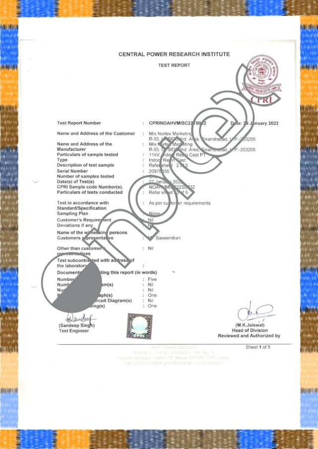 Type test certificate 5