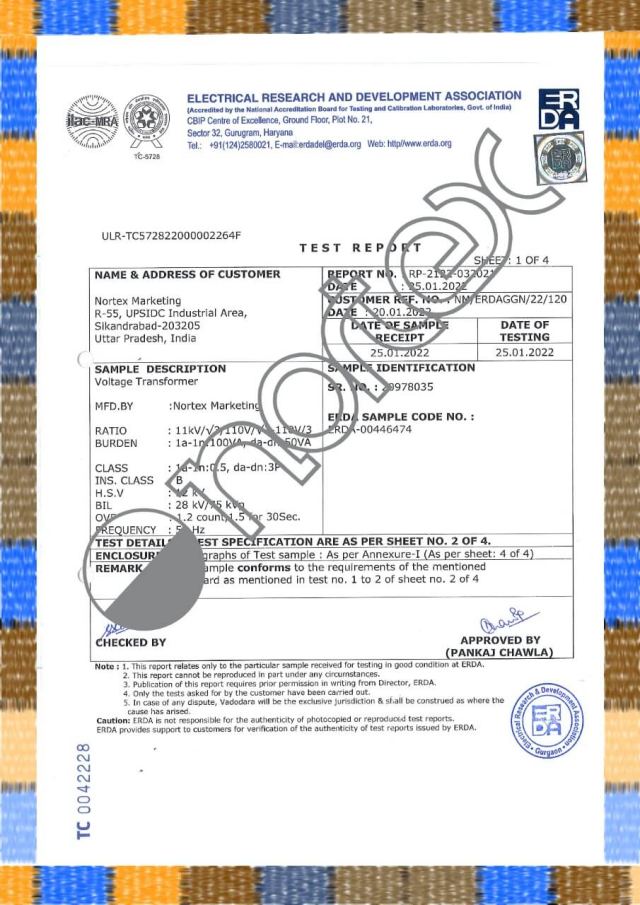 Type test certificate 6