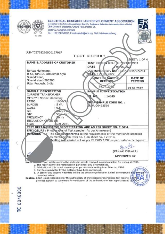 Type test certificate 9